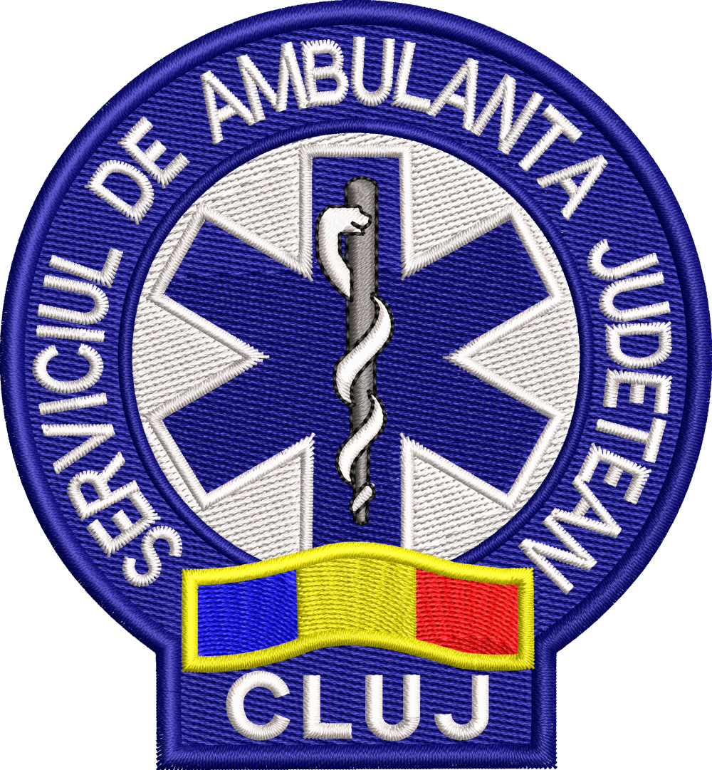 EMBLEMA AMBULANTA SAJ MANECA - CLUJ